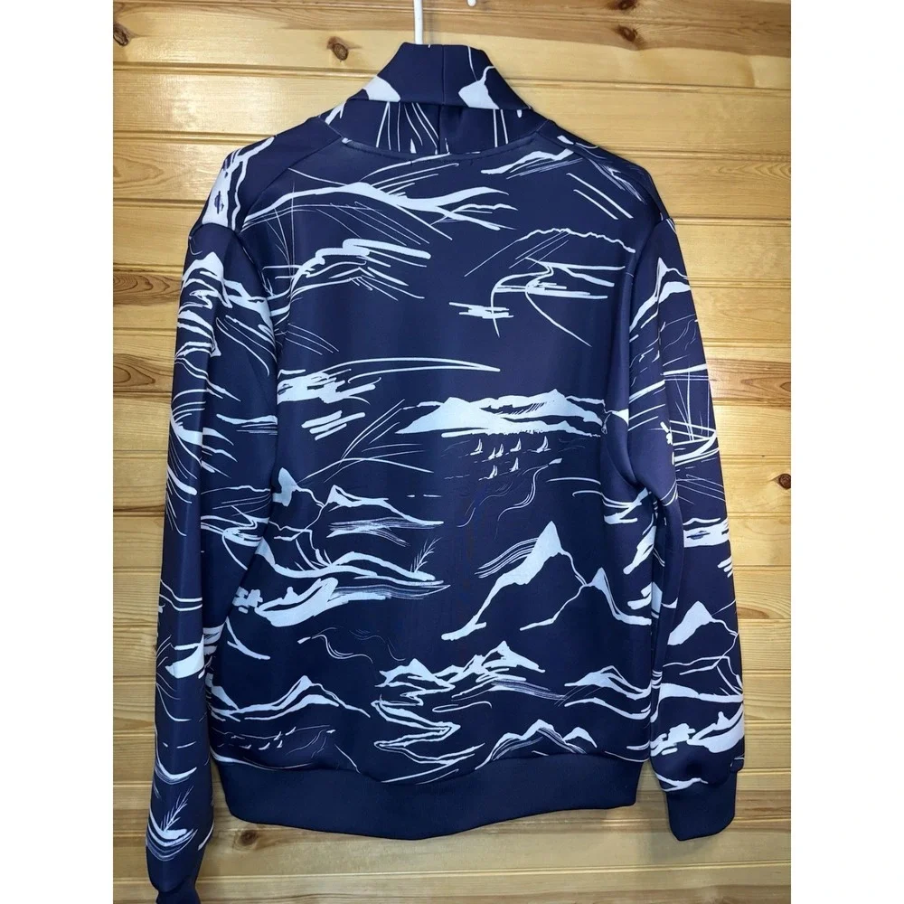Greyson Lake Como Chene Shall Cardigan Men's Size Large Blue NWT Golf